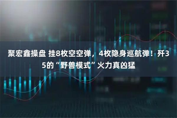 聚宏鑫操盘 挂8枚空空弹，4枚隐身巡航弹！歼35的“野兽模式”火力真凶猛